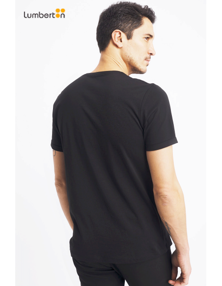 Camiseta Negra M/C Estampado CocheTRINIAN Benson Cherry