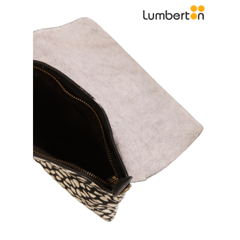 Bolso animal print negro BL910 2