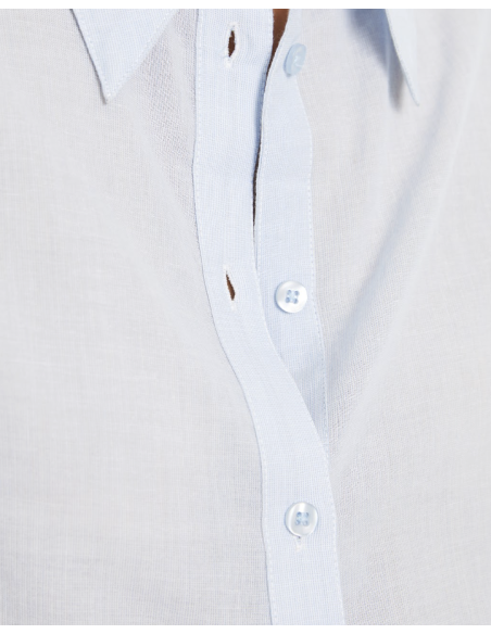 Camisa gris azulado A906R