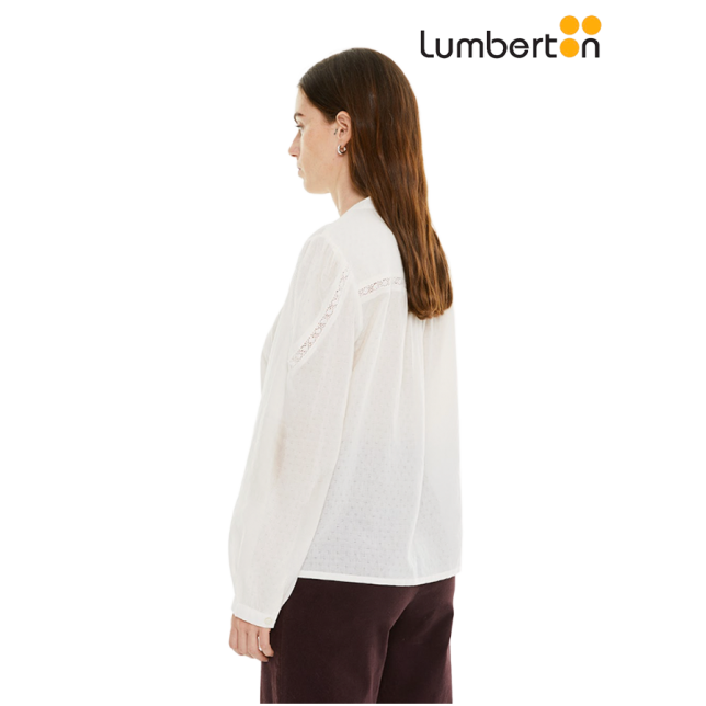 Camisa puntilla blanca CA913