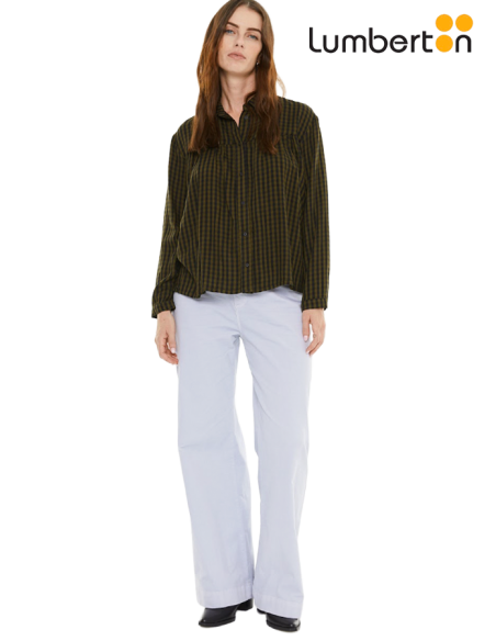 Camisa cuadros verde CAO17