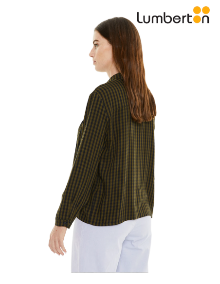 Camisa cuadros verde CAO17