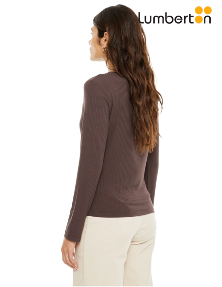 Camiseta canalé cut-out CT910