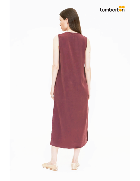 Vestido Largo Fluido Marrón41236 Wild Pony