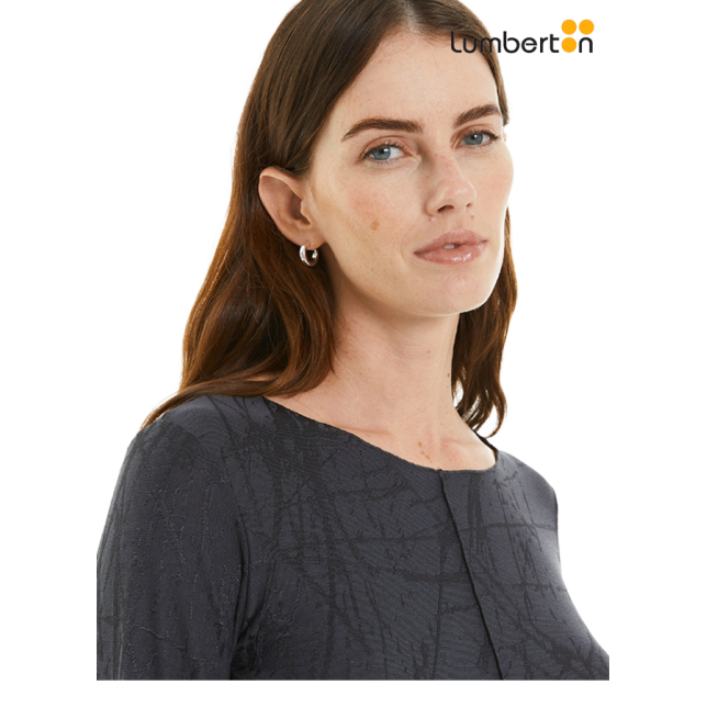 Camiseta jacquard gris oscuro CT919