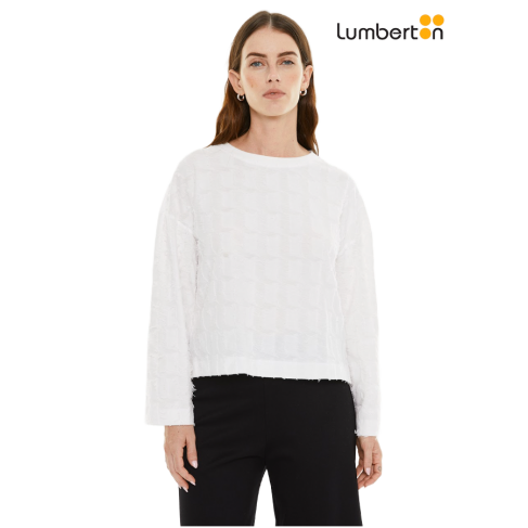Camiseta jacquard blanca T950R 2
