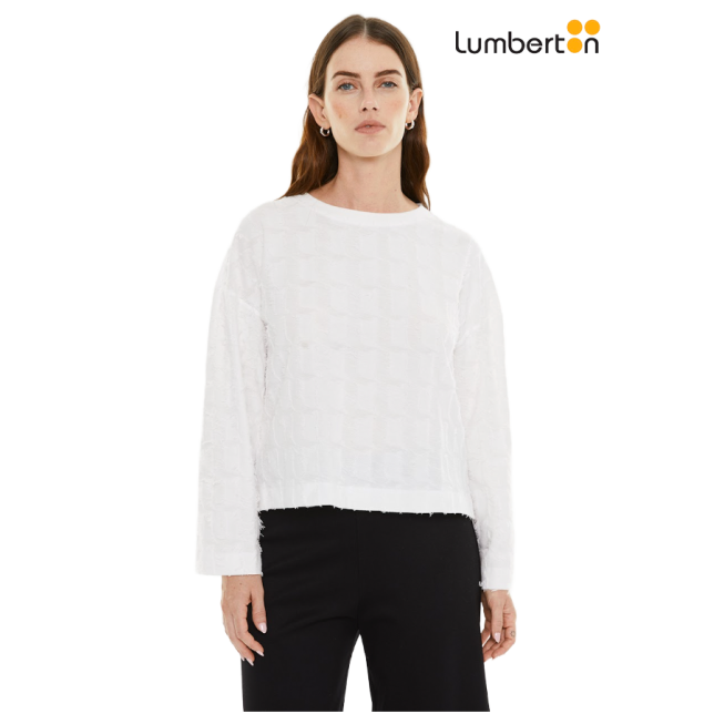 Camiseta jacquard blanca T950R