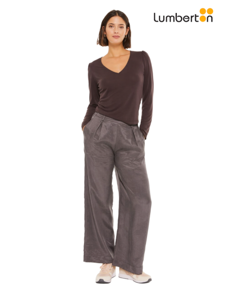 Camiseta con frunce en hombro T961R