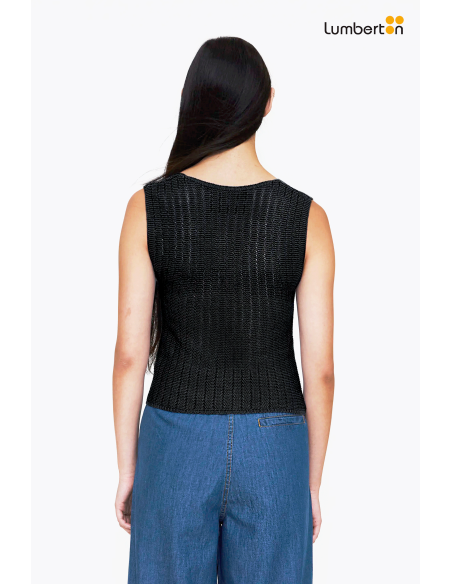 Top Punto Calado Negro10602 Wild Pony