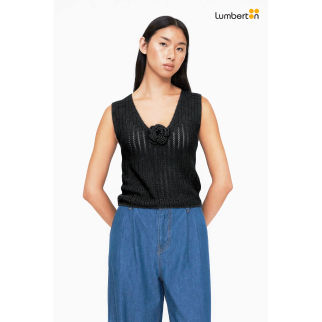 Top Punto Calado Negro10602 Wild Pony