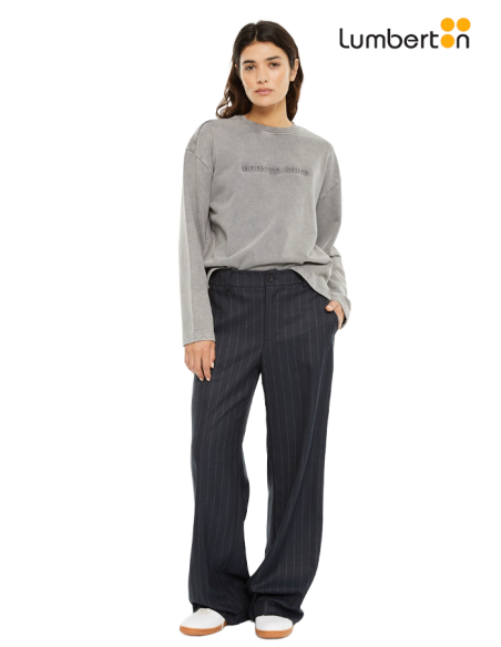 Sudadera embrossed gris oscuro SU905