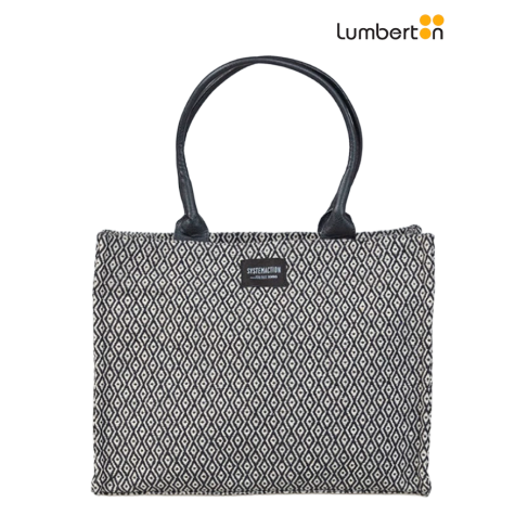 Bolso XL jacuard negro BL705