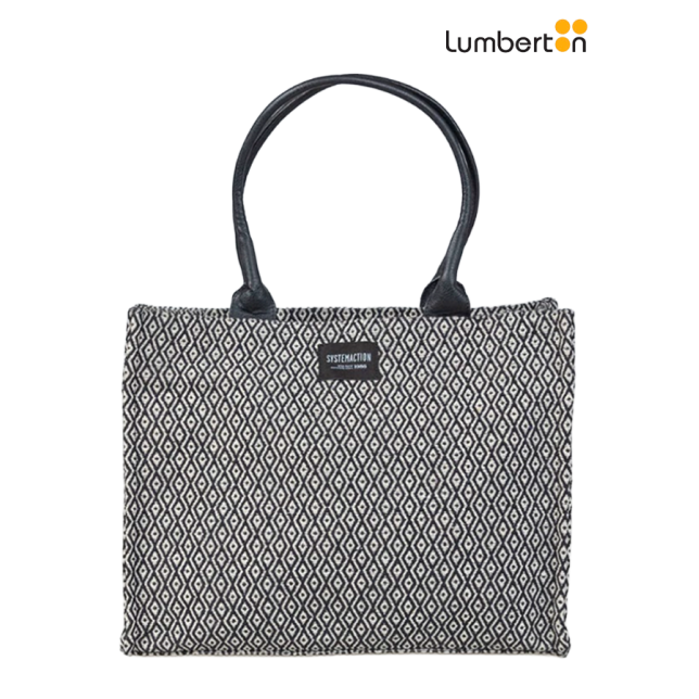 Bolso XL jacuard negro BL705