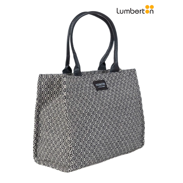 Bolso XL jacuard negro BL705