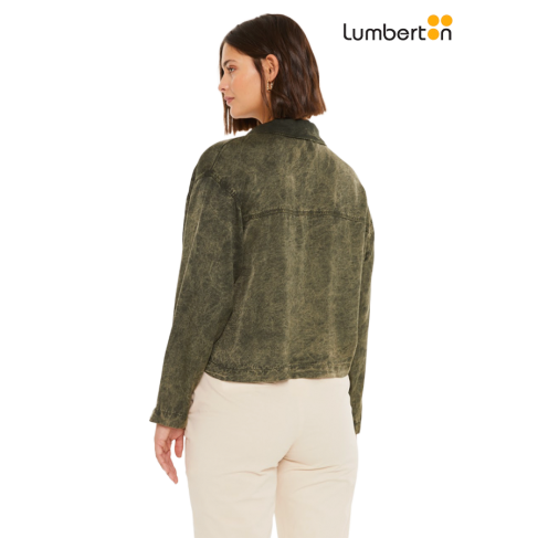 Camisa satinada con... 2