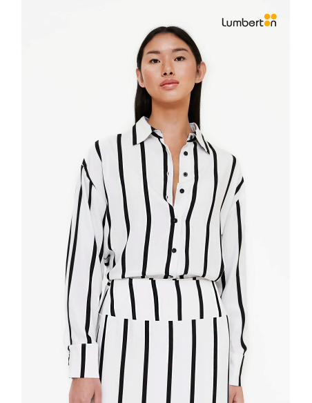 Camisa Blanca Rayas11265 Wild Pony