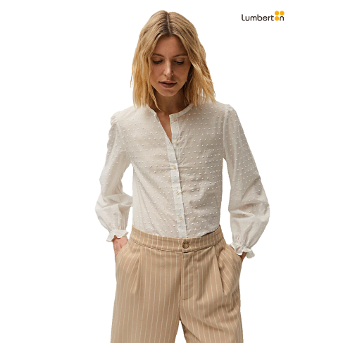 Camisa Plumeti BlancoCA156R...