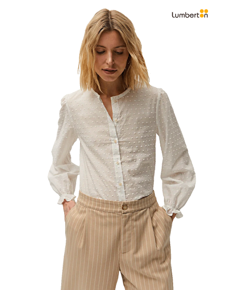 Camisa Plumeti BlancoCA156R Systemaction