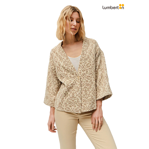 Chaqueta Jaquard BeigeCQ126...