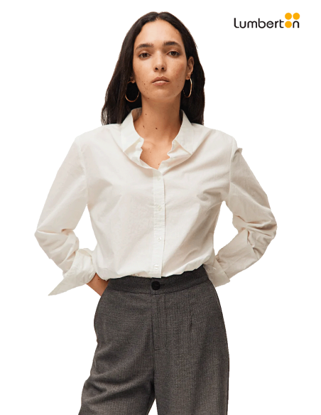 Camisa Básica Blanca M/LCA949 Systemaction