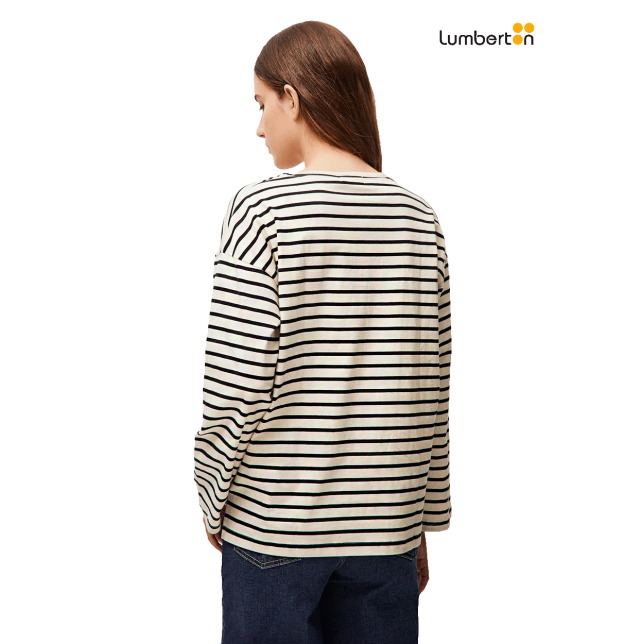 Sudadera Rayas Negras/Blancas...