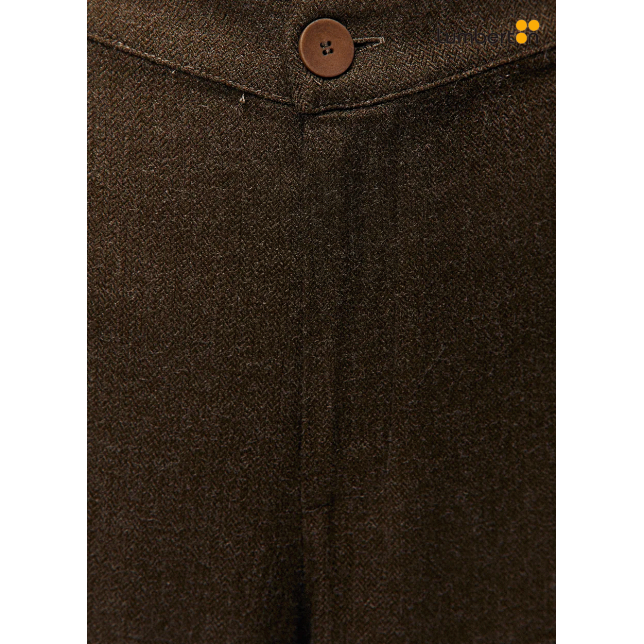 Pantalón Ancho Goma Detrás Verde...