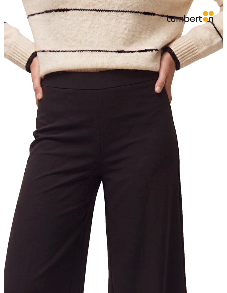 Pantalón Negro Goma CinturaPA934 Systemaction