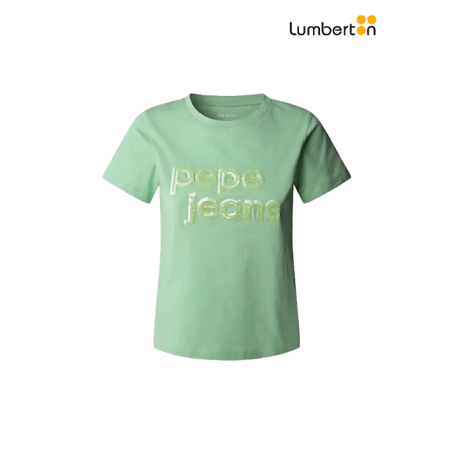Camiseta Manga Corta Logo Lentejuelas...