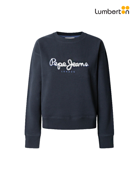 Sudadera Azul Marino Logo Pepe MADDDU Pepe Jeans