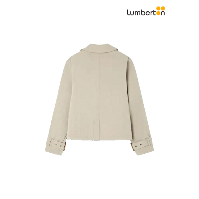 Gabardina Corta Color Crudo WSHOBE...