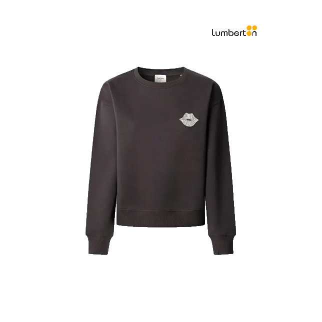 Sudadera Básica NegraLETHA Pepe Jeans