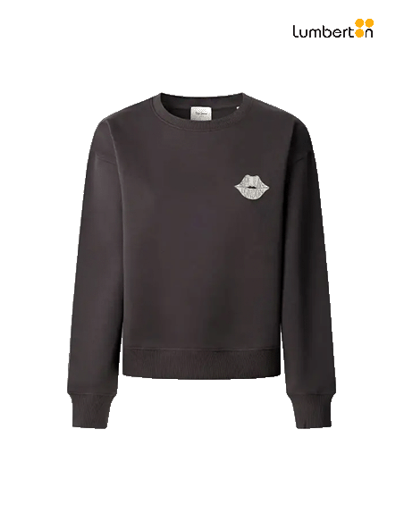 Sudadera Básica NegraLETHA Pepe Jeans
