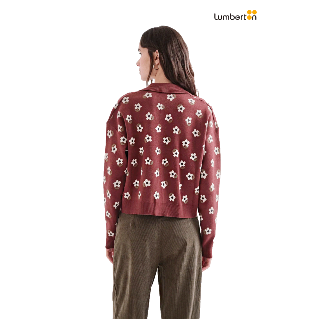 Chaqueta Granate Estampada10203...