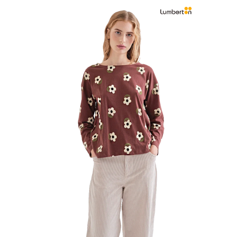 Camiseta M/L Granate...