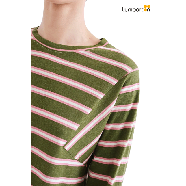 Camiseta M/L Rayas Gruesas...