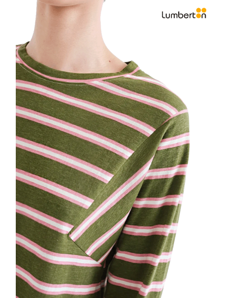 Camiseta M/L Rayas Gruesas Multicolor42006 Compañía Fantástica
