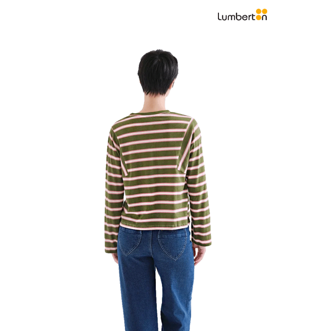 Camiseta M/L Rayas Gruesas...