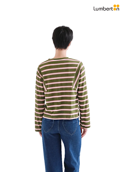 Camiseta M/L Rayas Gruesas Multicolor42006 Compañía Fantástica