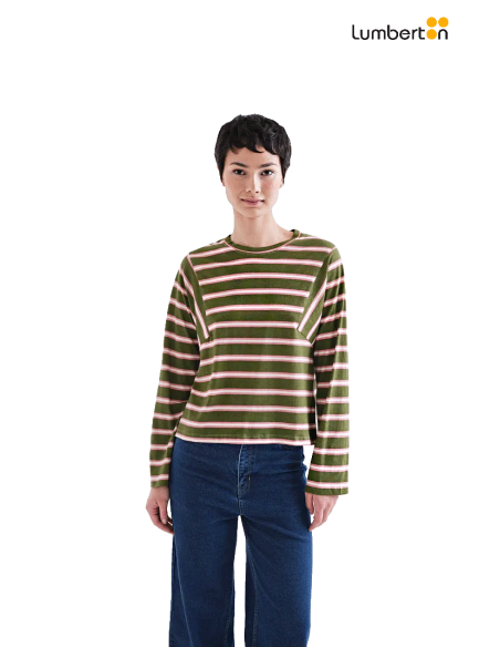 Camiseta M/L Rayas Gruesas Multicolor42006 Compañía Fantástica