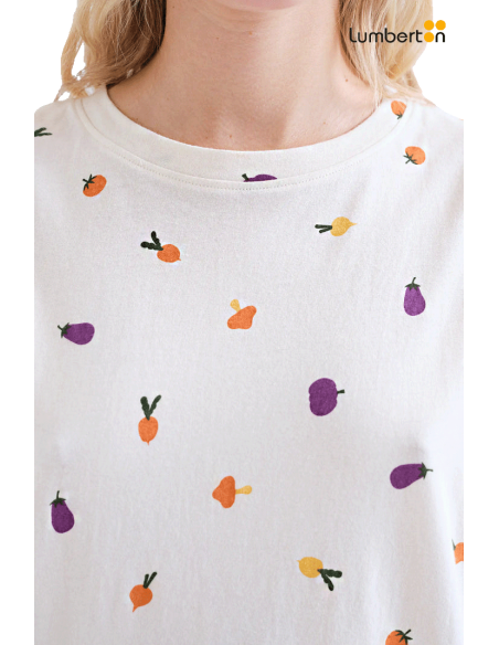 Camiseta M/C Blanca Estampada42004 Compañía Fantástica