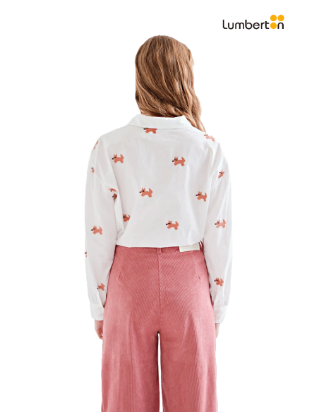Camisa Cruda M/L Estampado41012 Compañía Fantástica