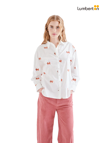 Camisa Cruda M/L Estampado41012 Compañía Fantástica