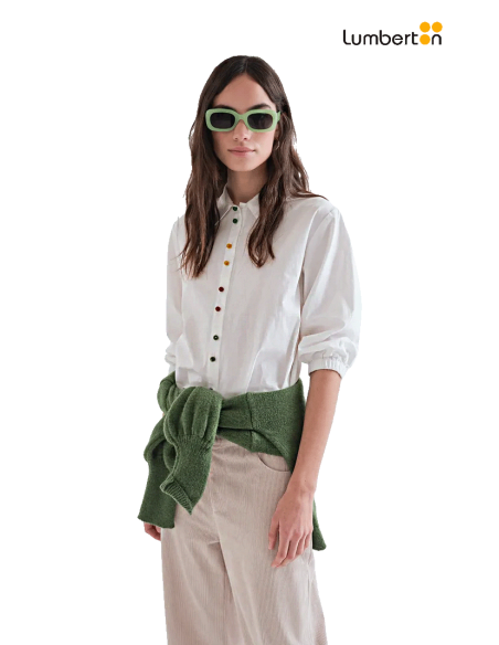 Camisa Blanca M/C Larga Con Botones11071 Compañía Fantástica