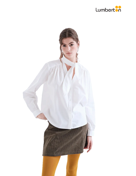 Camisa Blanca M/L11070 Compañía Fantástica