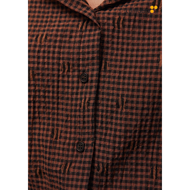 Camisa Cuadros MarrónCAO12 Systemaction