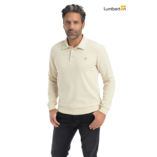 Polo Botones Pana BeigeMIAMI Benson...