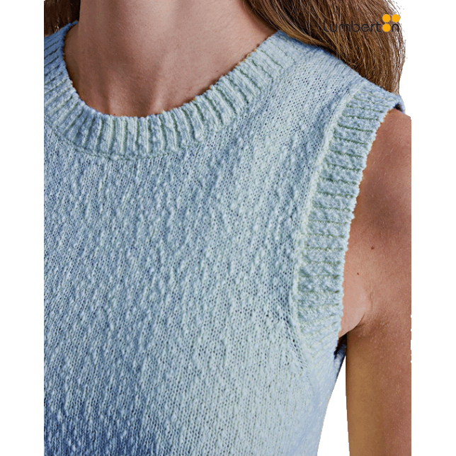 Chaleco Punto Azul ClaroSLEEV2 DKNY