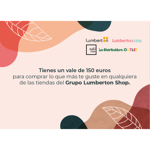 Tarjeta regalo 150 eur 2