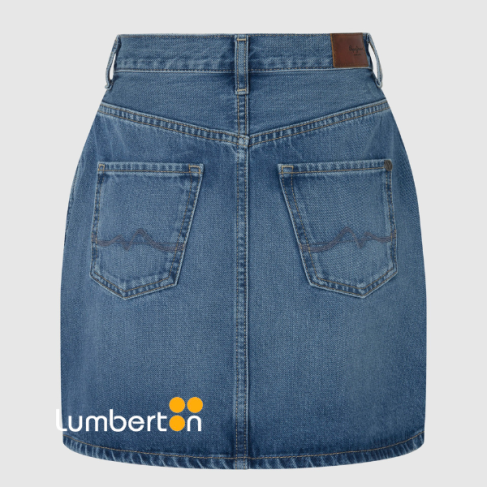 Falda PEPE Denim Azul Corta... 2