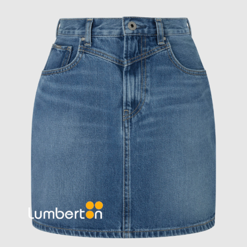 Falda PEPE Denim Azul Corta...